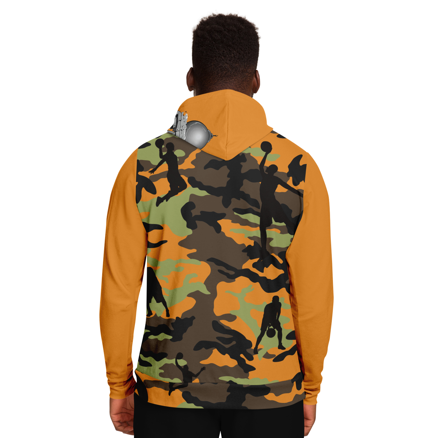 HTG - CAMO HOOD (Orange)