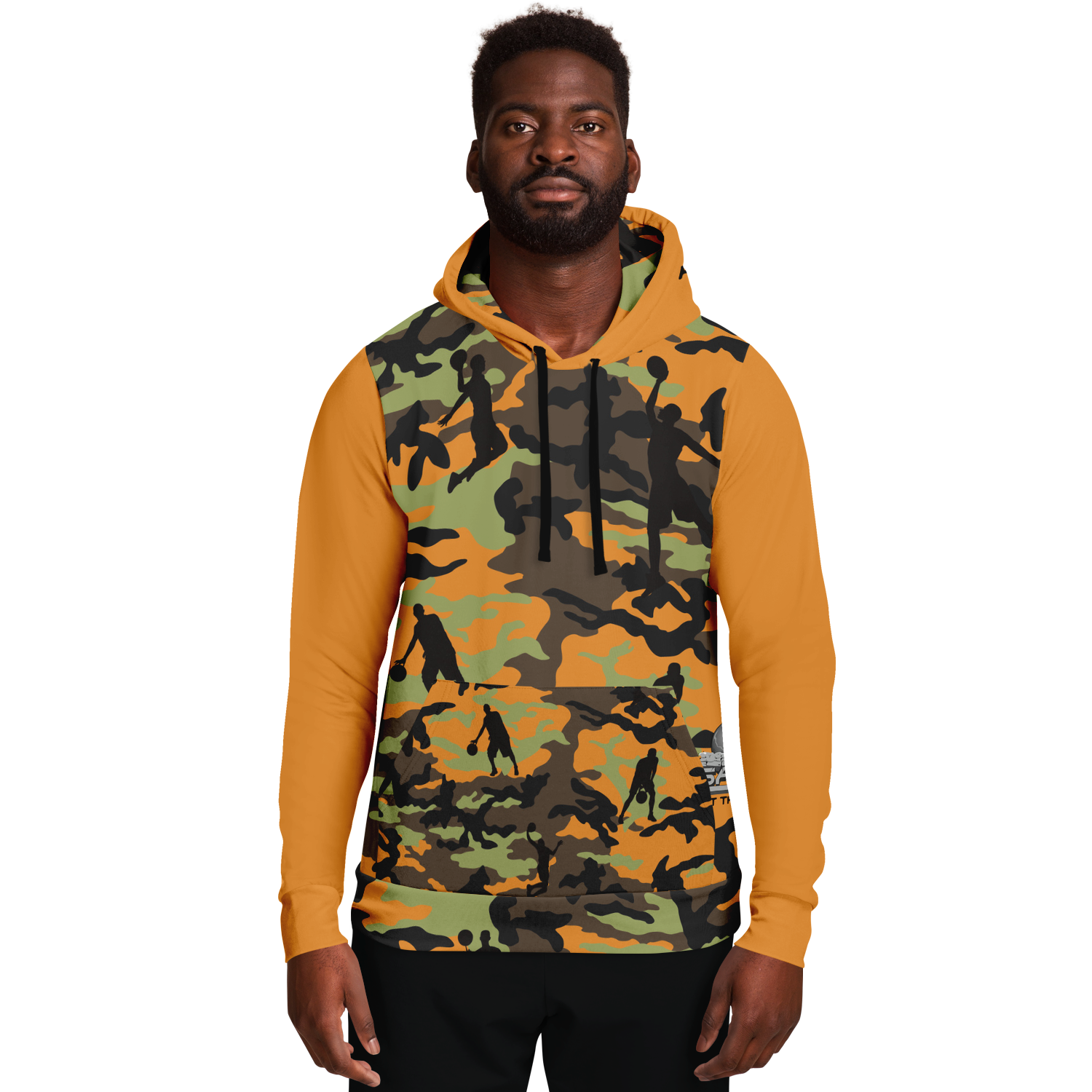 HTG - CAMO HOOD (Orange)