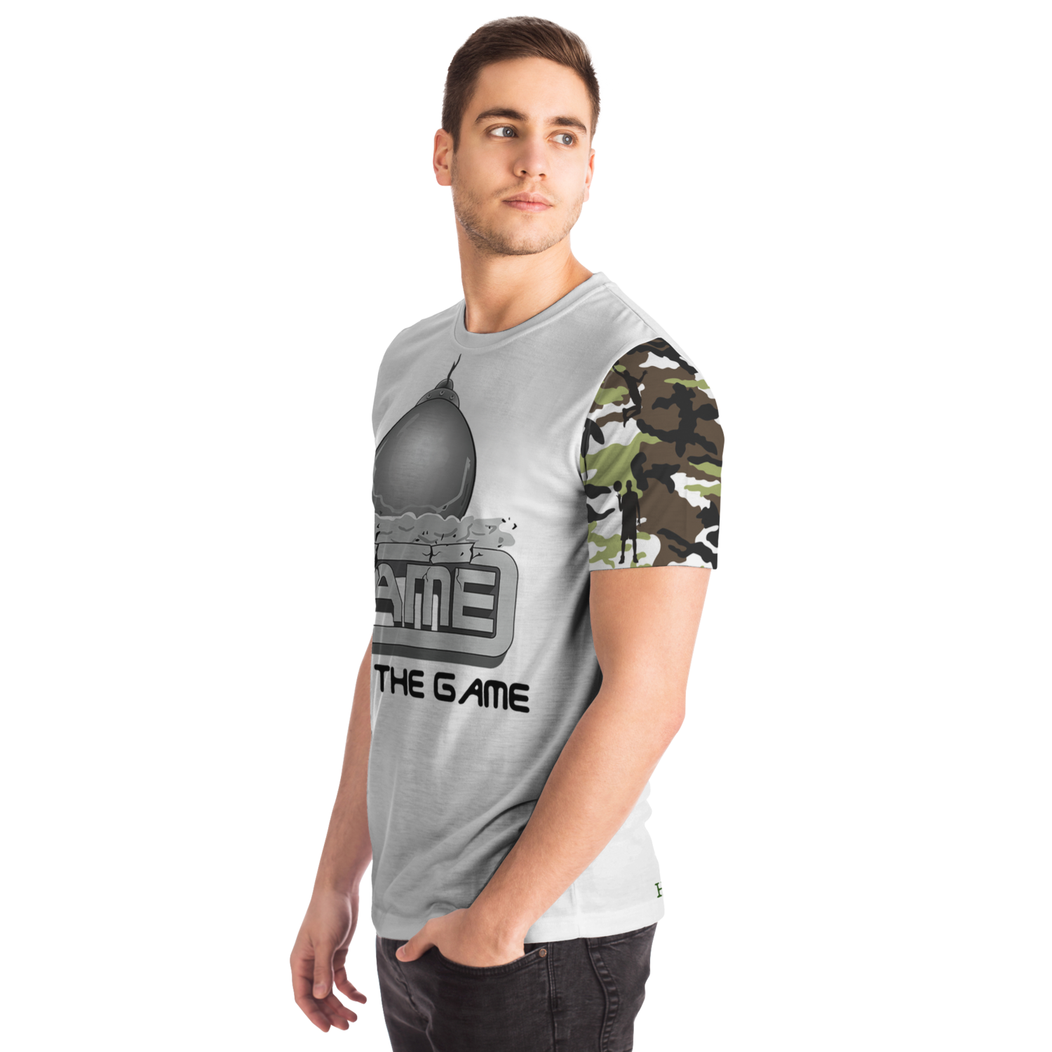 HTG - CAMO WHITE TEE